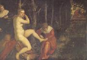 Jacopo Robusti Tintoretto Suzanna at Her Bath (mk05) USA oil painting artist